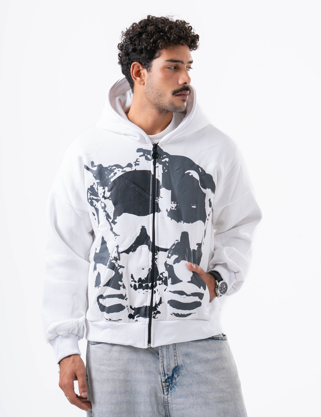 Skull Jacket (White)
