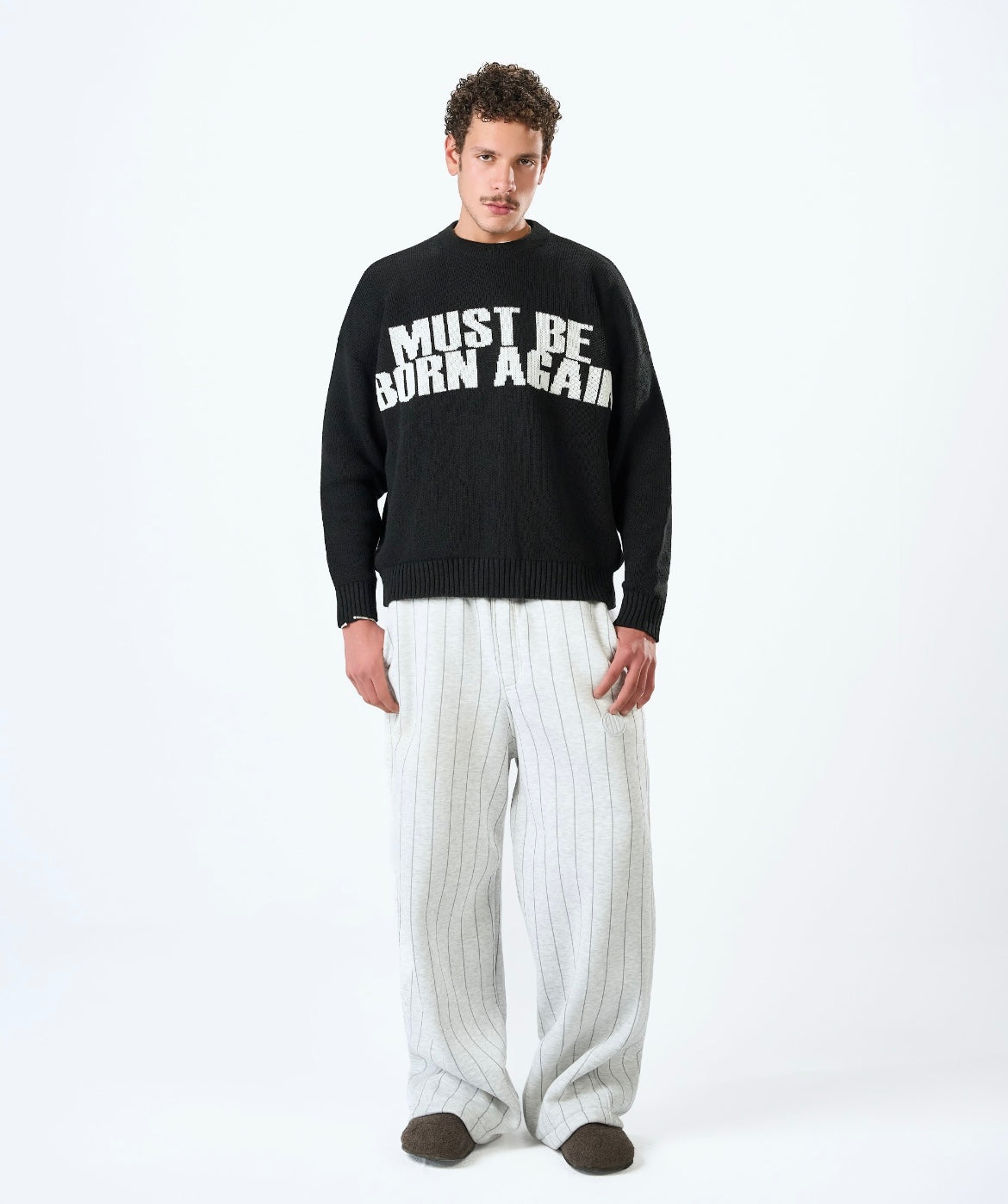 Black Knitted Sweater