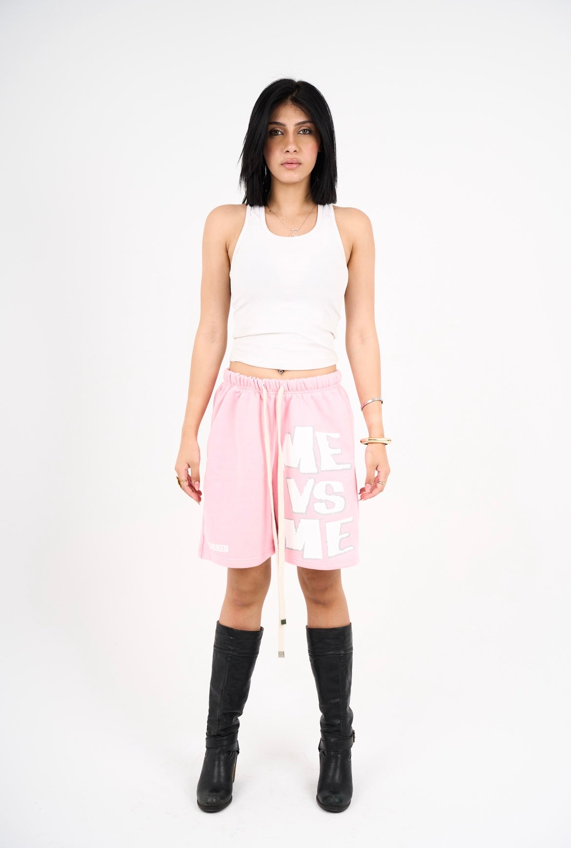 Pink MEvsME SHORTS