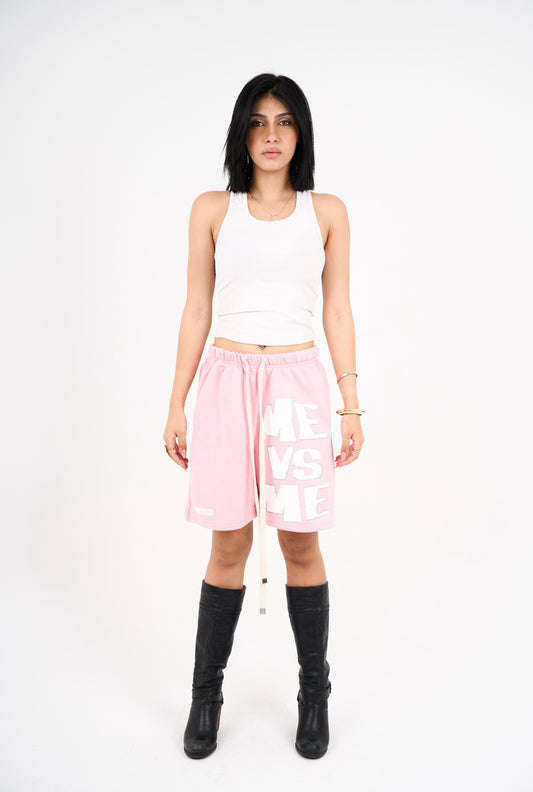 Pink MEvsME SHORTS