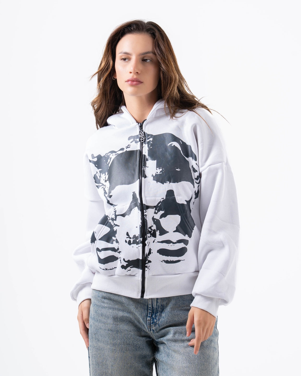 Skull Jacket (White)