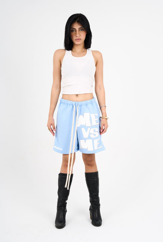 Baby Blue MEvsME  SHORTS