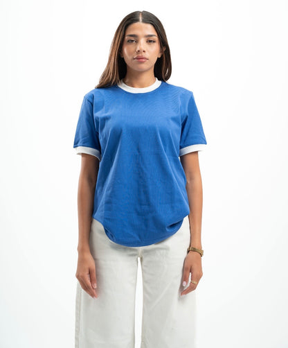 Blue Ringer Tee