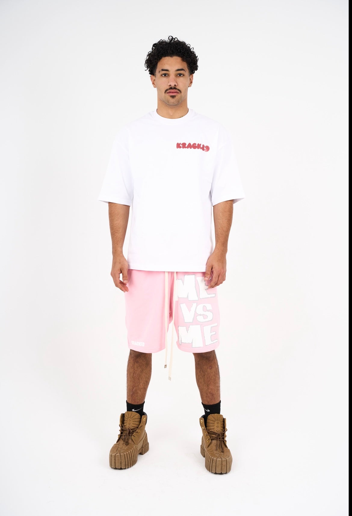 Pink MEvsME SHORTS